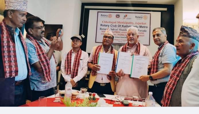 कुमारी फाउन्डेसनले गर्यो छेडागाड नगर हस्पिटललाई ३ करोड बढीको उपकरण हस्तान्तरण